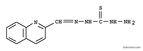 Molecular Structure of 5351-63-3 (Carbonothioicdihydrazide, (2-quinolinylmethylene)- (9CI))