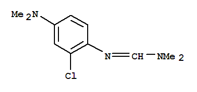 53666-30-1,Methanimidamide,N'-[2-chloro-4-(dimethylamino)phenyl]-N,N-dimethyl-,