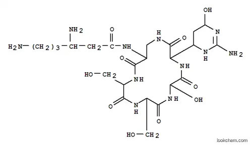 Molecular Structure of 54199-82-5 (Viomycin,5-(2-hydroxyglycine)- (9CI))