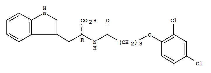 5462-19-1,N-[4-(2,4-dichlorophenoxy)butanoyl]tryptophan,D-Tryptophan,N-4-(2,4-dichlorophenoxy)butyryl- (6CI); NSC 16766