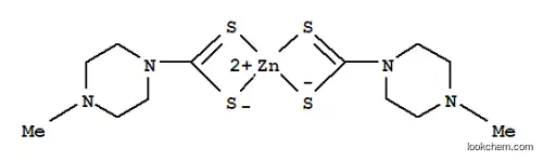 Molecular Structure of 55518-81-5 (Zinc,bis(4-methyl-1-piperazinecarbodithioato-kS1,kS'1)-, (T-4)-)