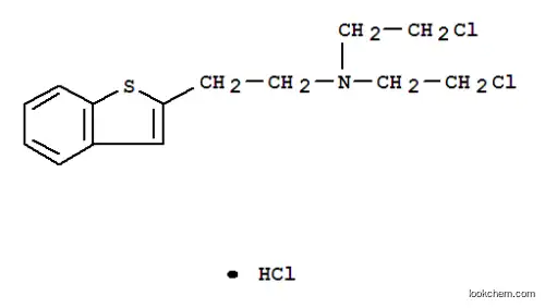 Molecular Structure of 5713-59-7 (2-(1-benzothiophen-2-yl)-N,N-bis(2-chloroethyl)ethanamine)