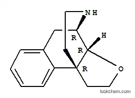 Molecular Structure of 57231-44-4 (5H-4,9b-(Iminoethano)naphtho[2,1-b]furan,1,2,3a,4-tetrahydro-, (3aR,4R,9bR)- (9CI))