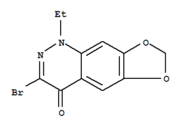 [1,3]Dioxolo[4,5-g]cinnolin-4(1H)-one,3-bromo-1-ethyl-