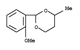 60024-09-1,2-(2-methoxyphenyl)-4-methyl-1,3-dioxane,NSC 45665