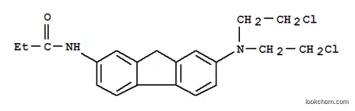 Molecular Structure of 6036-78-8 (N-{7-[bis(2-chloroethyl)amino]-9H-fluoren-2-yl}propanamide)