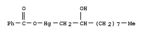 Mercury, (benzoato-kO)(2-hydroxydecyl)-
