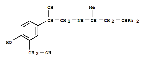 60756-63-0,1,3-Benzenedimethanol,4-hydroxy-a1-[[(1-methyl-3,3-diphenylpropyl)amino]methyl]-,AH7616