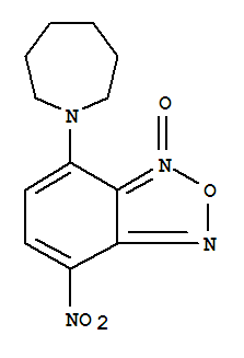 61785-69-1,7-(azepan-1-yl)-4-nitro-2,1,3-benzoxadiazole 1-oxide,Benzofurazan,4-(hexahydro-1H-azepin-1-yl)-7-nitro-, 3-oxide; NSC 228095