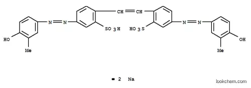 Molecular Structure of 62037-55-2 (disodium 4,4'-bis[(4-hydroxy-3-methylphenyl)azo]stilbene-2,2'-disulphonate)
