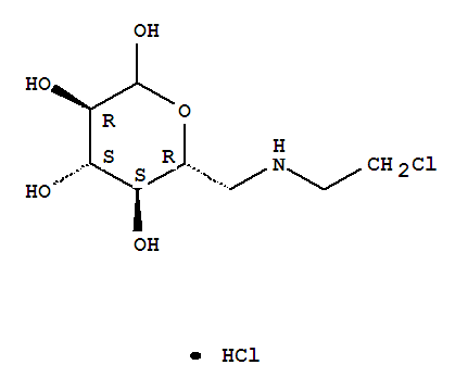 6273-06-9,6-[(2-chloroethyl)amino]-6-deoxyhexopyranose,NSC 33688