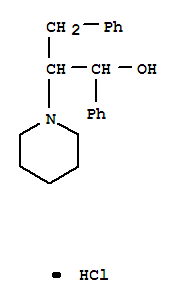 1-Piperidineethanol, a-phenyl-b-(phenylmethyl)-, hydrochloride(1:1) cas  6276-27-3