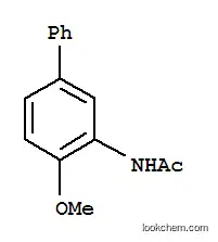 Molecular Structure of 6279-48-7 (N-(4-methoxybiphenyl-3-yl)acetamide)