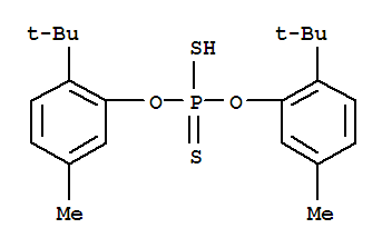 Phosphorodithioic acid,O,O-bis(6-tert-butyl-m-tolyl) ester (8CI) cas  6291-43-6
