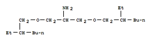 6298-40-4,1,3-bis[(2-ethylhexyl)oxy]propan-2-amine,Ethylamine,2-[(2-ethylhexyl)oxy]-1-[(2-ethylhexyl)oxy]methyl]- (8CI); NSC 41816; NSC 8547