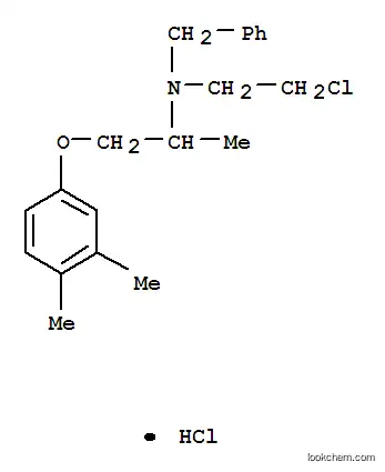 Molecular Structure of 6298-60-8 (N-benzyl-N-(2-chloroethyl)-1-(3,4-dimethylphenoxy)propan-2-amine)