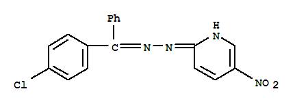 Benzophenone,4-chloro-, (5-nitro-2-pyridyl)hydrazone (8CI) cas  6300-91-0