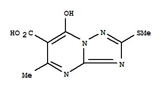 1,2,4]TRIAZOLO[1,5-A]PYRIMIDINE-6-CARBOXYLIC ACID 7-HYDROXY-5-METHYL-2-(METHYLTHIO)-CAS
