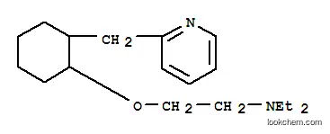 Molecular Structure of 6308-73-2 (N,N-diethyl-2-{[2-(pyridin-2-ylmethyl)cyclohexyl]oxy}ethanamine)