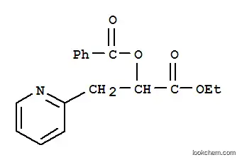 Molecular Structure of 6318-19-0 ((1-ethoxycarbonyl-2-pyridin-2-yl-ethyl) benzoate)