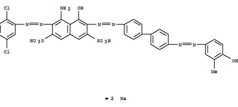 6360-64-1,2,7-Naphthalenedisulfonicacid,4-amino-3-[2-(2,5-dichlorophenyl)diazenyl]-5-hydroxy-6-[2-[4'-[2-(4-hydroxy-3-methylphenyl)diazenyl][1,1'-biphenyl]-4-yl]diazenyl]-,sodium salt (1:2),2,7-Naphthalenedisulfonicacid,4-amino-3-[(2,5-dichlorophenyl)azo]-5-hydroxy-6-[[4'-[(4-hydroxy-3-methylphenyl)azo][1,1'-biphenyl]-4-yl]azo]-,disodium salt (9CI); C.I. Direct Green 7, disodium salt (8CI); C.I. 30330; C.I.Direct Green 7; Direct Green 7; Direct Green FG