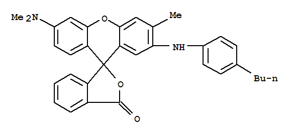 Spiro[isobenzofuran-1(3H),9'-[9H]xanthen]-3-one,2'-[(4-butylphenyl)amino]-6'-(dimethylamino)-3'-methyl-