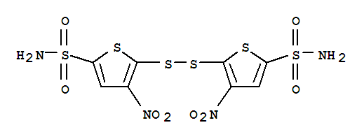 64729-07-3,2-Thiophenesulfonamide,5,5'-dithiobis[4-nitro- (9CI),NSC 273793