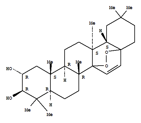 27,28-Dinorolean-15-ene-2,3-diol,14,17-epidioxy-13-methyl-, (2a,3b,13a,14x,17x)-