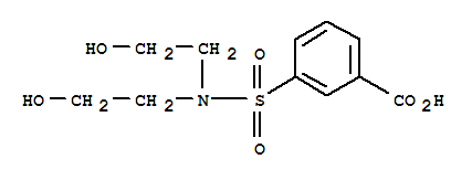 Benzoic acid,3-[[bis(2-hydroxyethyl)amino]sulfonyl]- cas  6628-11-1