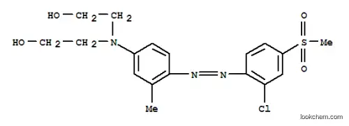 Molecular Structure of 6659-76-3 (2,2'-[[4-[[2-chloro-4-(methylsulphonyl)phenyl]azo]-3-methylphenyl]imino]bisethanol)
