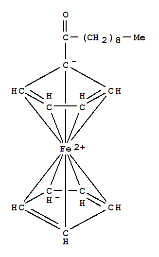 68209-66-5,Ferrocene,(1-oxodecyl)- (9CI),Iron,cyclopentadienyl(decanoylcyclopentadienyl)- (6CI)