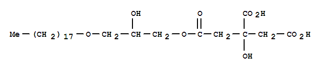 68834-06-0,1,2,3-Propanetricarboxylicacid, 2-hydroxy-, 1-[2-hydroxy-3-(octadecyloxy)propyl] ester,EINECS 268-243-7;Acetaldehyde citronellylmethyl acetal;