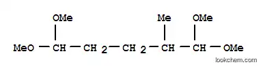 Molecular Structure of 68860-50-4 (4-(dimethoxymethyl)-1,1-dimethoxypentane)