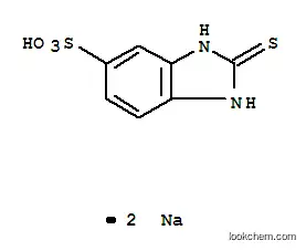 Molecular Structure of 68994-94-5 (2,3-dihydro-2-thioxo-1h-benzimidazole-5-sulfonic acid disodium salt)