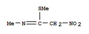 Ethanimidothioic acid,N-methyl-2-nitro-, methyl ester