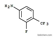 Molecular Structure of 69411-68-3 (4-Amino-2-fluorobenzotrifluoride)