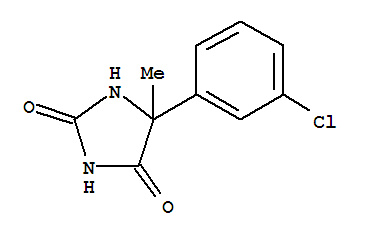 2,4-Imidazolidinedione,5-(3-chlorophenyl)-5-methyl-