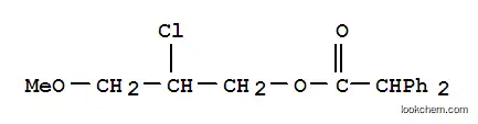 Molecular Structure of 6973-91-7 ((2-chloro-3-methoxy-propyl) 2,2-diphenylacetate)