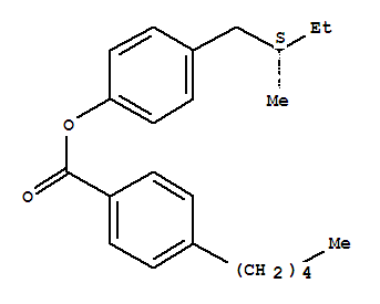 Benzoic acid,4-pentyl-, 4-[(2S)-2-methylbutyl]phenyl ester