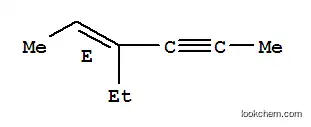 Molecular Structure of 70058-03-6 (Hexa-2-yn-4-ene, 4-ethyl-,(E)-)