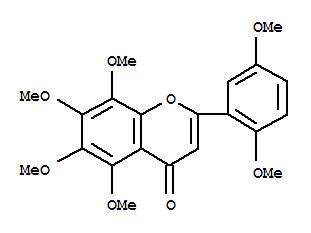 4H-1-Benzopyran-4-one,2-(2,5-dimethoxyphenyl)-5,6,7,8-tetramethoxy- cas  70460-30-9