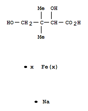 Butanoic acid,2,4-dihydroxy-3,3-dimethyl-, iron sodium salt (1: :1)