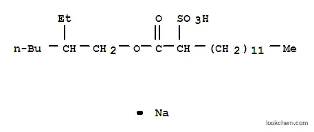 Molecular Structure of 70788-31-7 (1-[(2-Ethylhexyloxy)carbonyl]-1-tridecanesulfonic acid sodium salt)