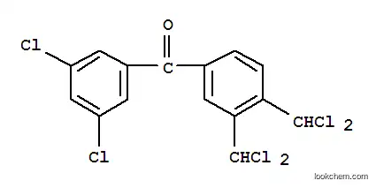 Molecular Structure of 70788-61-3 ([3,4-Bis(dichloromethyl)phenyl](3,5-dichlorophenyl)methanone)