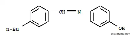 Molecular Structure of 71205-39-5 (4-[[(4-Butylphenyl)methylene]amino]phenol)