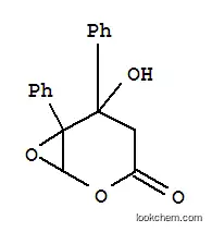 Molecular Structure of 7136-88-1 (5-hydroxy-5,6-diphenyl-2,7-dioxabicyclo[4.1.0]heptan-3-one (non-preferred name))