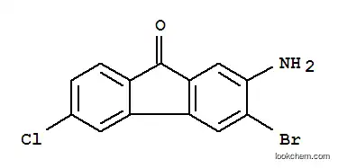 Molecular Structure of 7145-80-4 (2-amino-3-bromo-6-chloro-9H-fluoren-9-one)