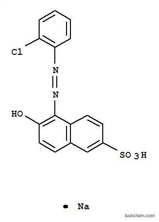 Molecular Structure of 7154-14-5 ((5Z)-5-[(2-chlorophenyl)hydrazono]-6-oxo-5,6-dihydronaphthalene-2-sulfonic acid)