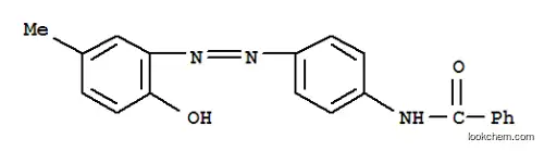 Molecular Structure of 71701-26-3 (N-[4-[(2-hydroxy-5-methylphenyl)azo]phenyl]benzamide)