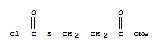 Propanoic acid, 3-[(chlorocarbonyl)thio]-, methyl ester